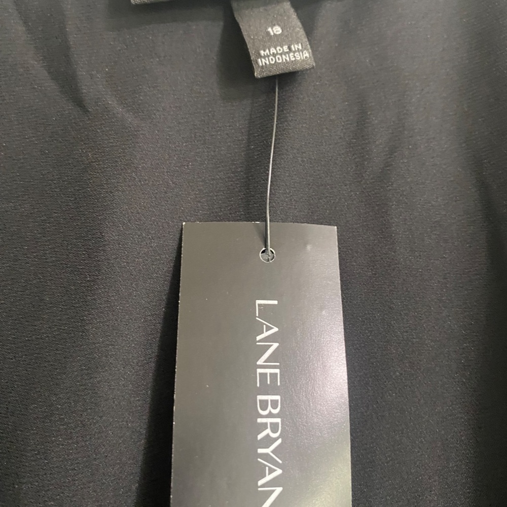PLUS sized Cute and sexy black tiered embellished camisole/tank NWT 18 - Picture 3 of 8